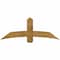 Ekena Millwork Bellingham Rough Sawn Timber Gable Bracket, Western Red Cedar, 60"W x 22"H x 4"D x 6"F, 9/12 Pitch GBW060X22X0406BEL00RWR - alternate 1